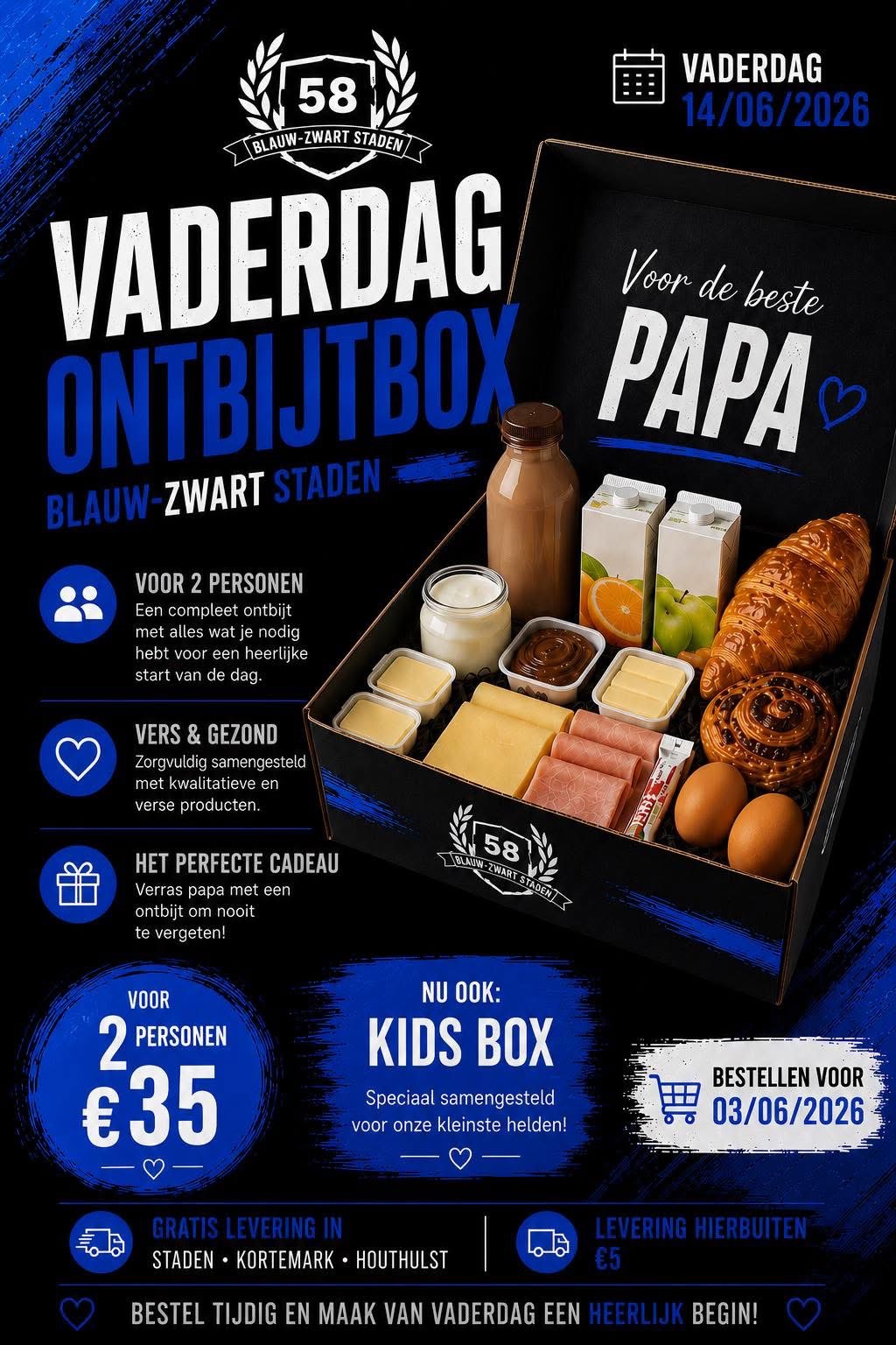 Foto news bericht Vaderdag ontbijt box! 🥐